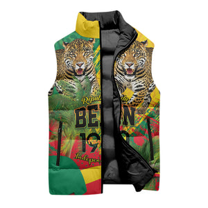 Personalised Benin August 1st 1960 Sleeveless Puffer Jacket Happy Independence Day
