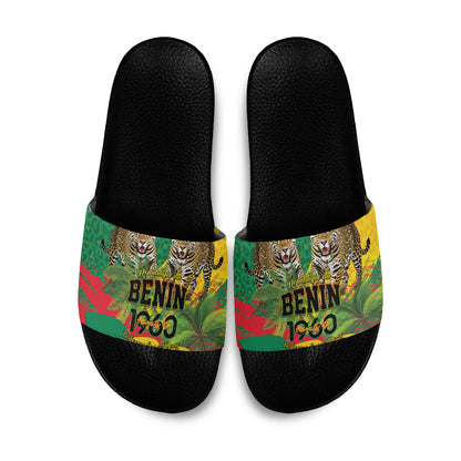 Benin August 1st 1960 Slide Sandals Happy Independence Day