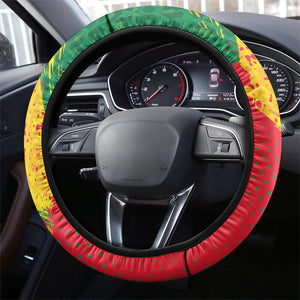 Benin August 1st 1960 Steering Wheel Cover Happy Independence Day