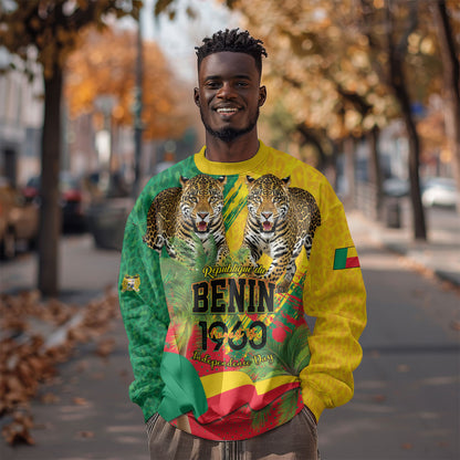 Personalised Benin August 1st 1960 Sweatshirt Happy Independence Day