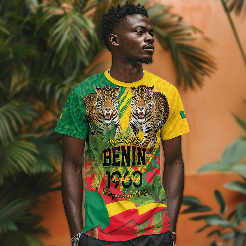 Personalised Benin August 1st 1960 T shirt Happy Independence Day