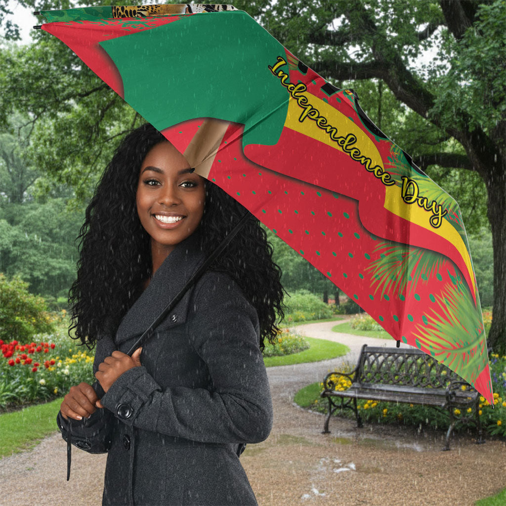 Benin August 1st 1960 Umbrella Happy Independence Day