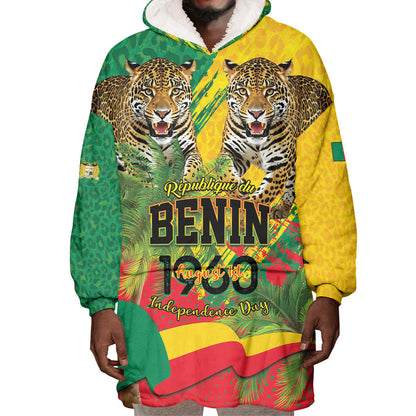 Personalised Benin August 1st 1960 Wearable Blanket Hoodie Happy Independence Day