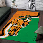 Ivory Coast August 7th 1960 Area Rug Happy Independence Day