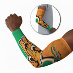 Personalised Ivory Coast August 7th 1960 Arm Sleeves Happy Independence Day