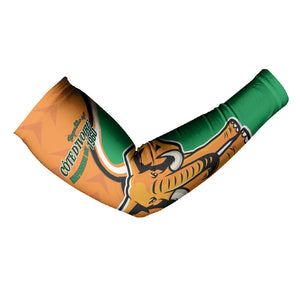 Personalised Ivory Coast August 7th 1960 Arm Sleeves Happy Independence Day