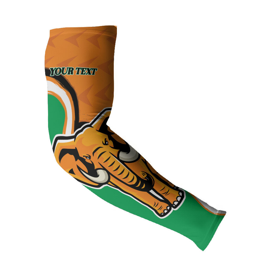 Personalised Ivory Coast August 7th 1960 Arm Sleeves Happy Independence Day