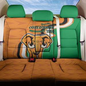 Ivory Coast August 7th 1960 Back Car Seat Cover Happy Independence Day