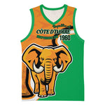 Personalised Ivory Coast August 7th 1960 Basketball Jersey Happy Independence Day
