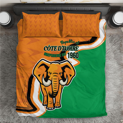 Ivory Coast August 7th 1960 Bedding Set Happy Independence Day