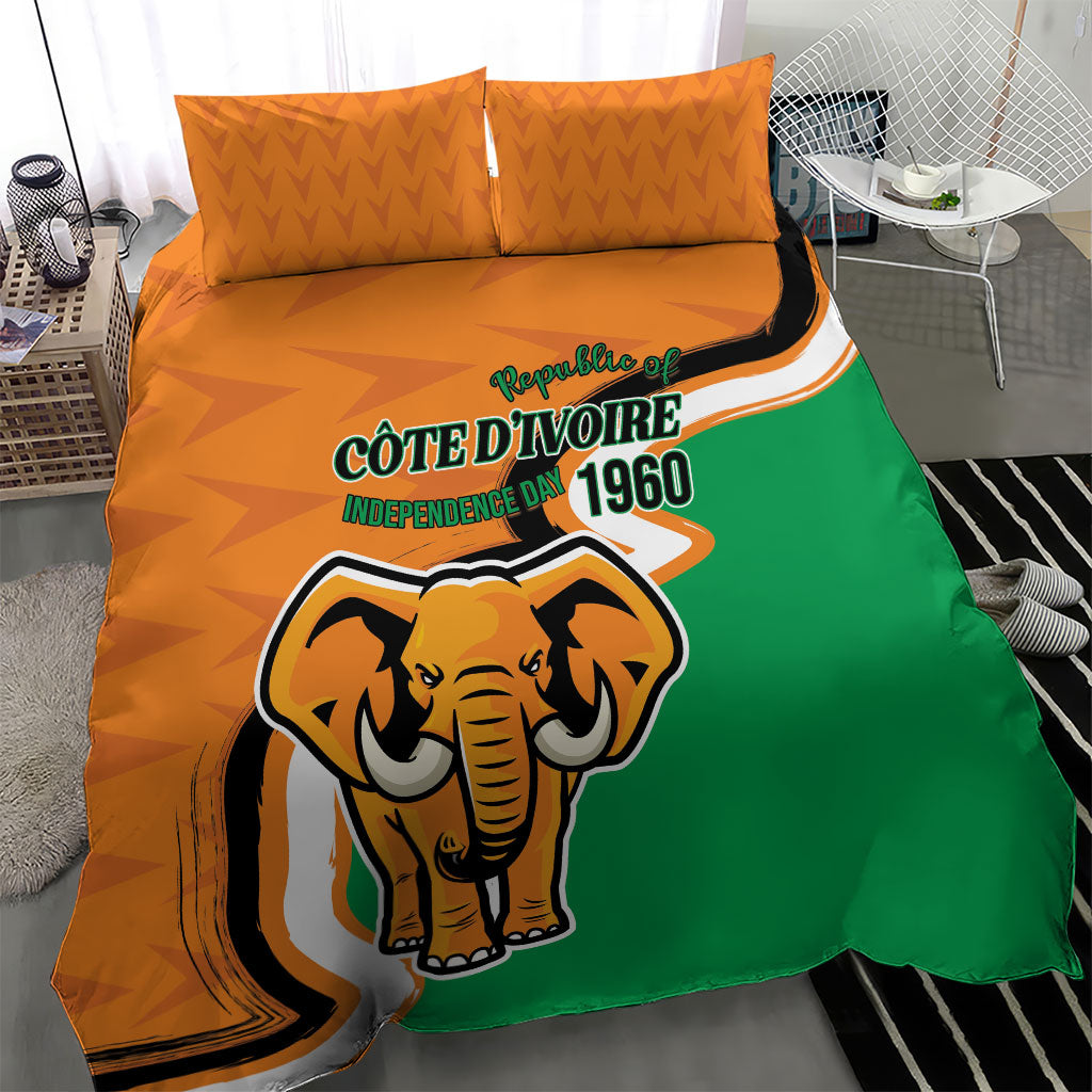 Ivory Coast August 7th 1960 Bedding Set Happy Independence Day