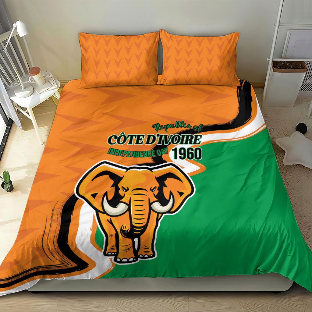 Ivory Coast August 7th 1960 Bedding Set Happy Independence Day