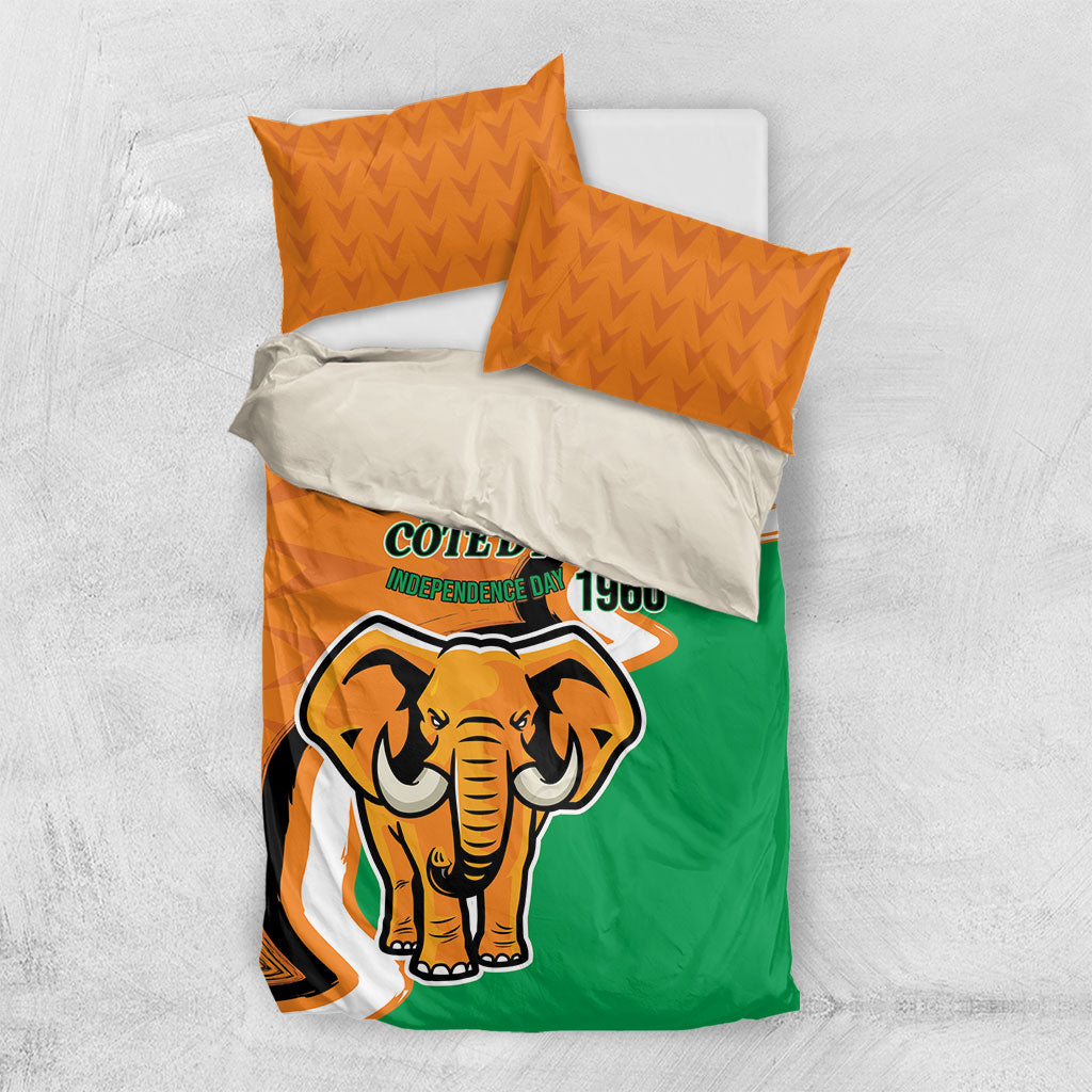 Ivory Coast August 7th 1960 Bedding Set Happy Independence Day
