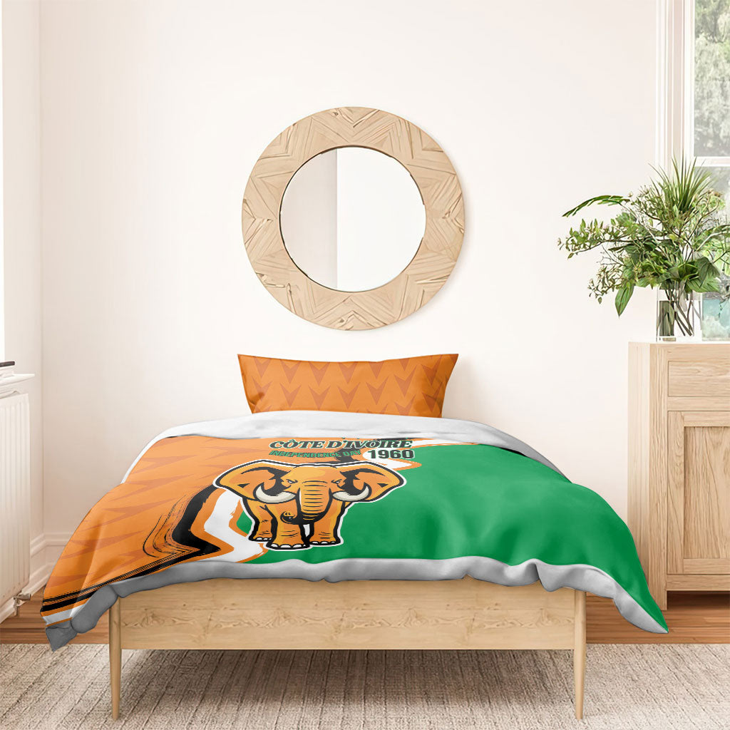 Ivory Coast August 7th 1960 Bedding Set Happy Independence Day