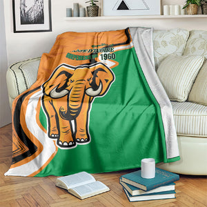 Ivory Coast August 7th 1960 Blanket Happy Independence Day