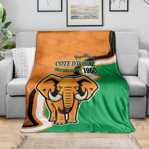 Ivory Coast August 7th 1960 Blanket Happy Independence Day