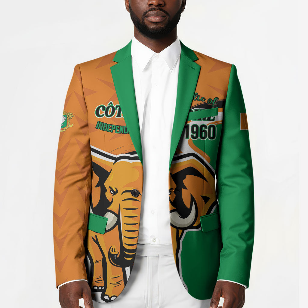 Personalised Ivory Coast August 7th 1960 Blazer Happy Independence Day