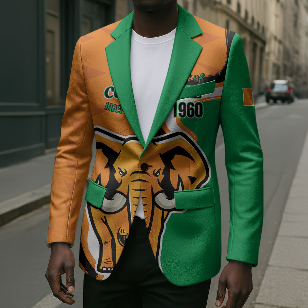Personalised Ivory Coast August 7th 1960 Blazer Happy Independence Day