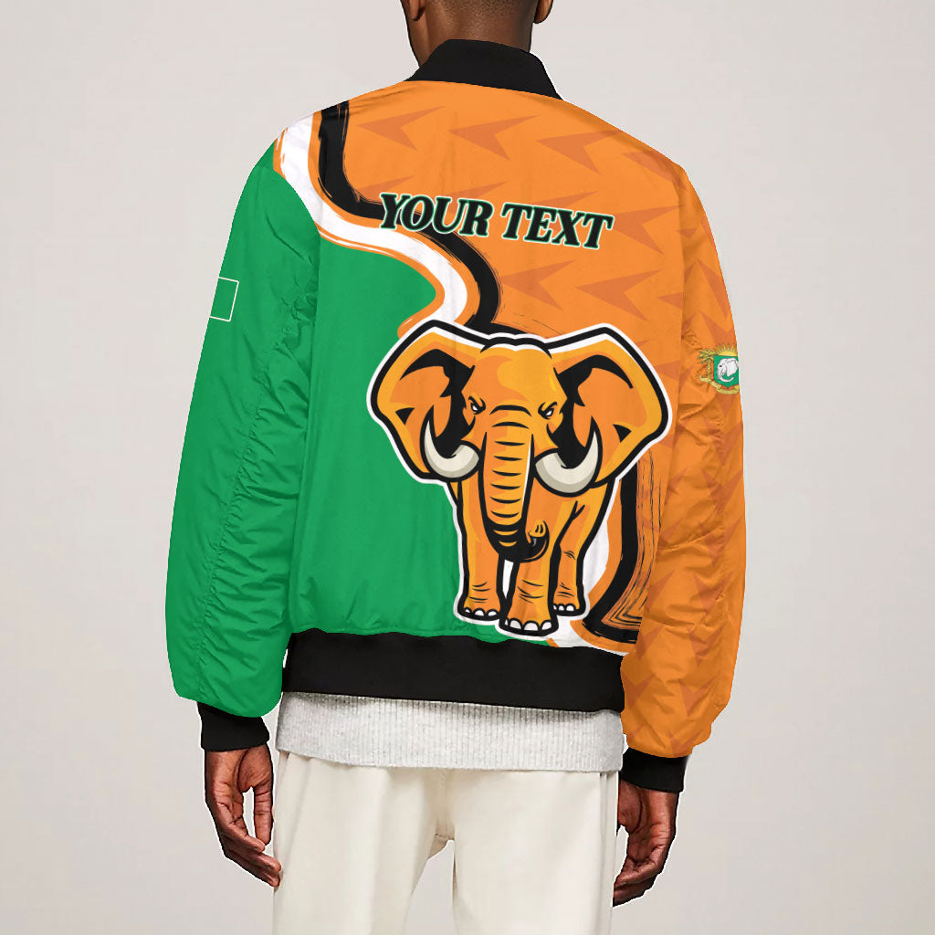 Personalised Ivory Coast August 7th 1960 Bomber Jacket Happy Independence Day