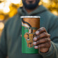 Personalised Ivory Coast August 7th 1960 4 in 1 Can Cooler Tumbler Happy Independence Day