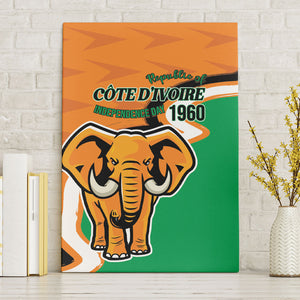 Ivory Coast August 7th 1960 Canvas Wall Art Happy Independence Day