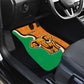 Personalised Ivory Coast August 7th 1960 Car Mats Happy Independence Day