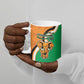 Personalised Ivory Coast August 7th 1960 Ceramic Mug Happy Independence Day