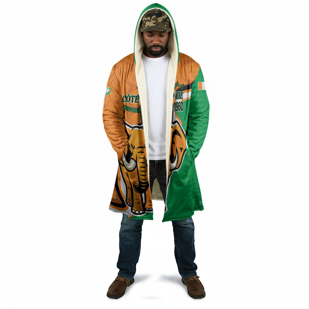 Personalised Ivory Coast August 7th 1960 Cloak Happy Independence Day