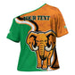 Personalised Ivory Coast August 7th 1960 Cross Shoulder Shirt Happy Independence Day