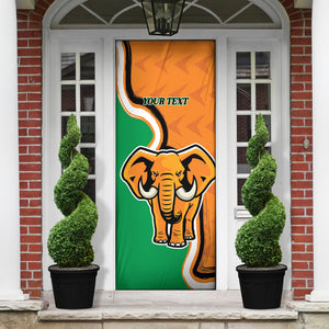 Personalised Ivory Coast August 7th 1960 Door Cover Happy Independence Day