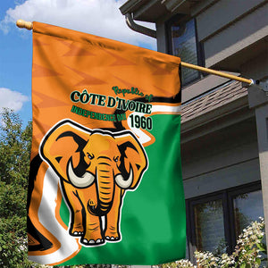Ivory Coast August 7th 1960 Garden Flag Happy Independence Day