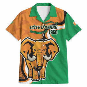Personalised Ivory Coast August 7th 1960 Hawaiian Shirt Happy Independence Day