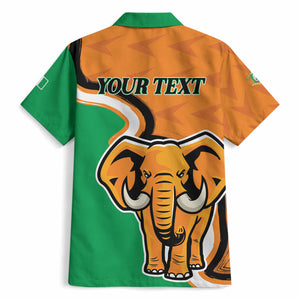 Personalised Ivory Coast August 7th 1960 Hawaiian Shirt Happy Independence Day