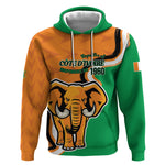 Personalised Ivory Coast August 7th 1960 Hoodie Happy Independence Day