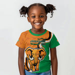 Personalised Ivory Coast August 7th 1960 Kid T shirt Happy Independence Day