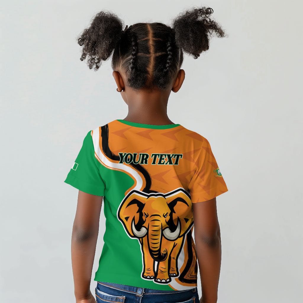 Personalised Ivory Coast August 7th 1960 Kid T shirt Happy Independence Day