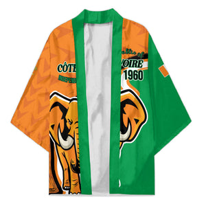 Personalised Ivory Coast August 7th 1960 Kimono Happy Independence Day