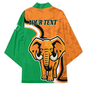 Personalised Ivory Coast August 7th 1960 Kimono Happy Independence Day