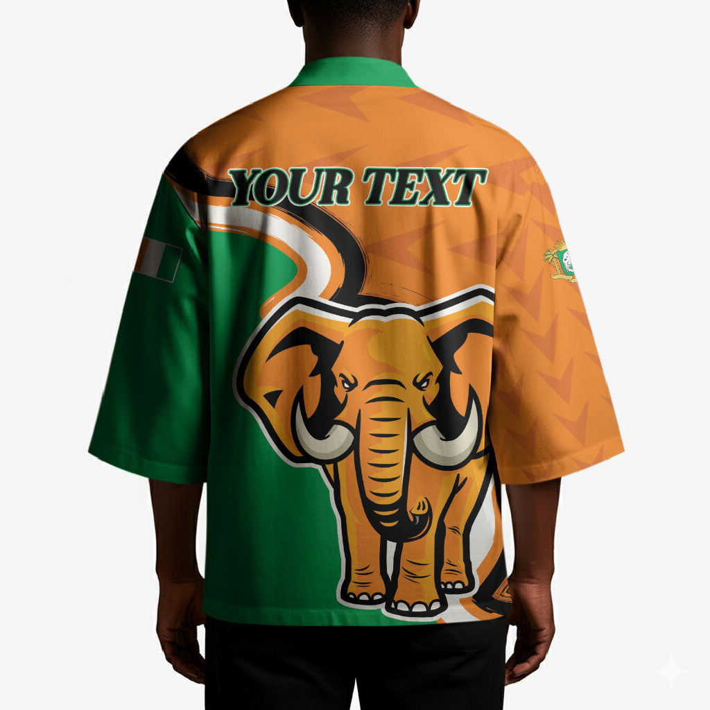 Personalised Ivory Coast August 7th 1960 Kimono Happy Independence Day
