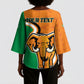 Personalised Ivory Coast August 7th 1960 Kimono Sleeve Blouse Happy Independence Day