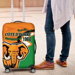 Ivory Coast August 7th 1960 Luggage Cover Happy Independence Day