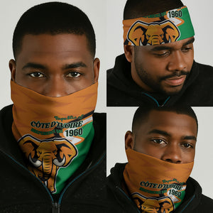 Ivory Coast August 7th 1960 Neck Gaiter Happy Independence Day