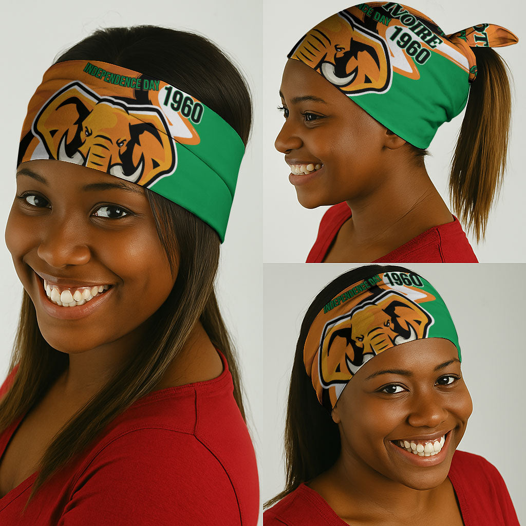 Ivory Coast August 7th 1960 Neck Gaiter Happy Independence Day