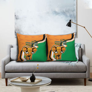 Ivory Coast August 7th 1960 Pillow Cover Happy Independence Day