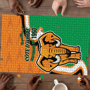Ivory Coast August 7th 1960 Puzzle Happy Independence Day