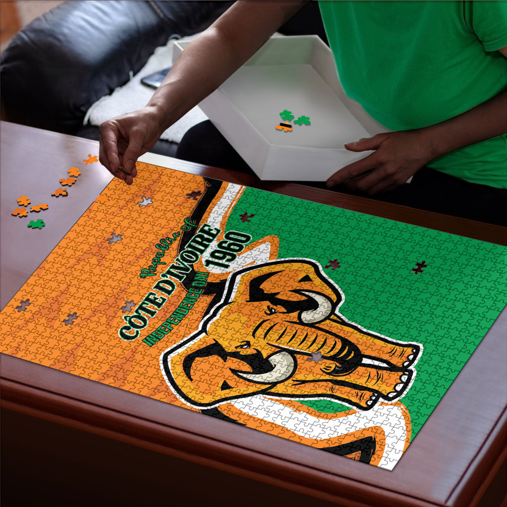 Ivory Coast August 7th 1960 Puzzle Happy Independence Day