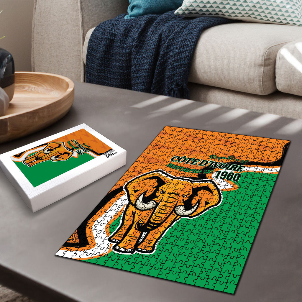 Ivory Coast August 7th 1960 Puzzle Happy Independence Day