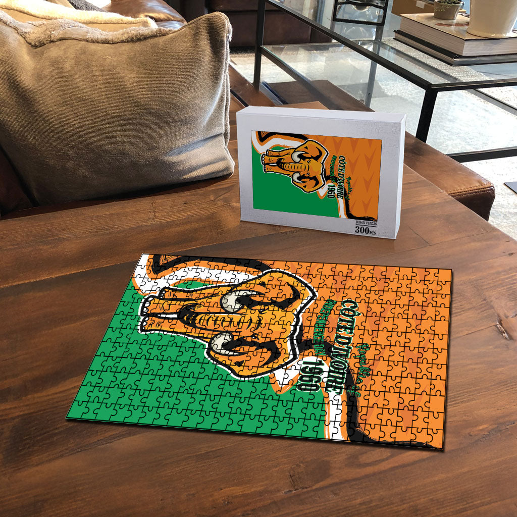 Ivory Coast August 7th 1960 Puzzle Happy Independence Day
