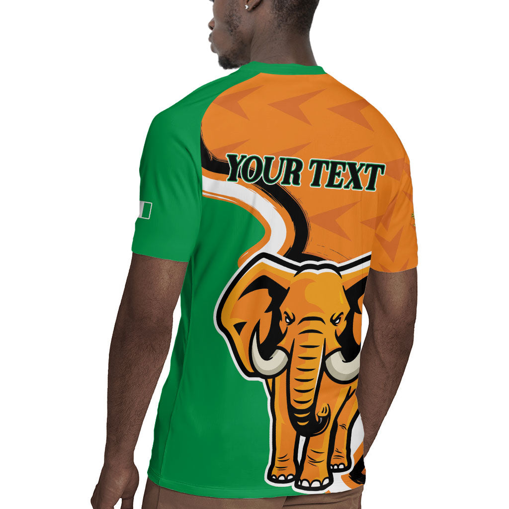 Personalised Ivory Coast August 7th 1960 Rugby Jersey Happy Independence Day