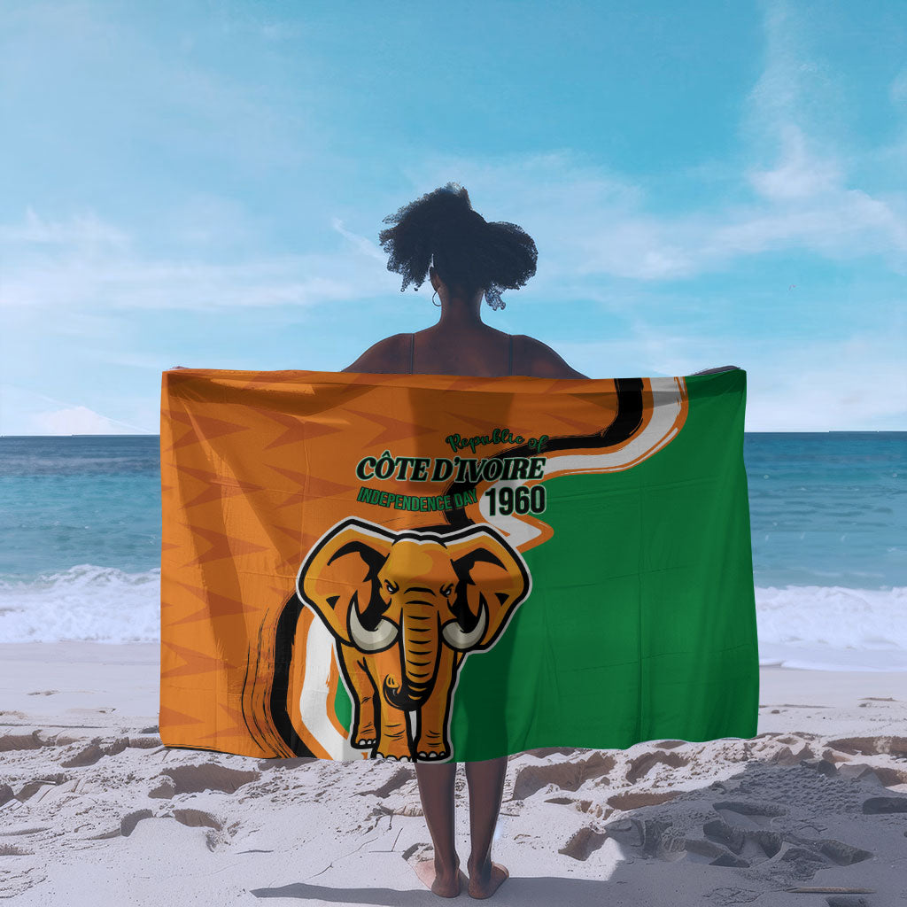 Ivory Coast August 7th 1960 Sarong Happy Independence Day
